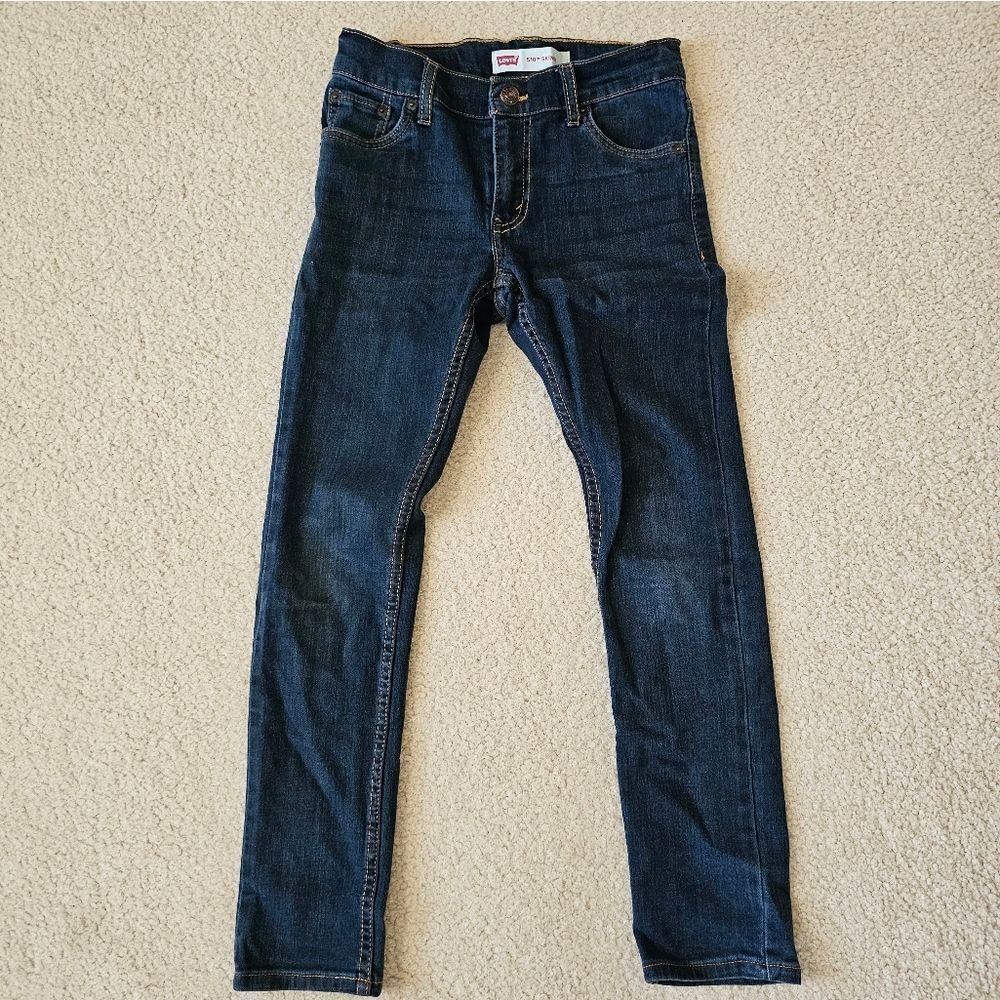 Levi's 510 Skinny Blue Jeans - Picture 2 of 7